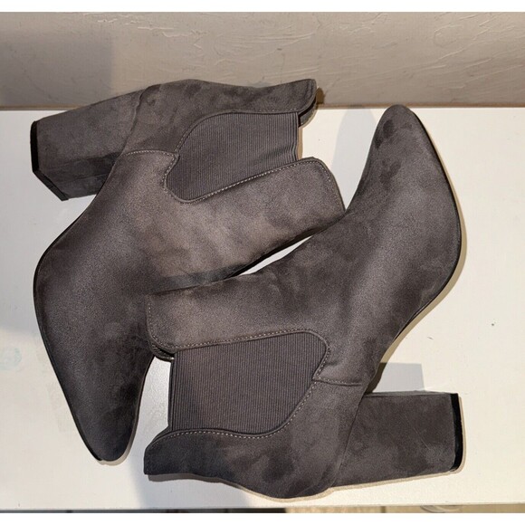 YOKI Women's Peep Toe Booties Boots- Size 10 - Picture 4 of 7